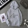 Winter Women's Hoodie High Street Unisex Style Double Pockets Sweatshirts Outerwear Women's Clothing