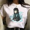 Demon Slayer Kimetsu No Yaiba T Shirt Women Manga Funny Y2K T Shirt Girl Funny Clothing Aesthetic Clothes