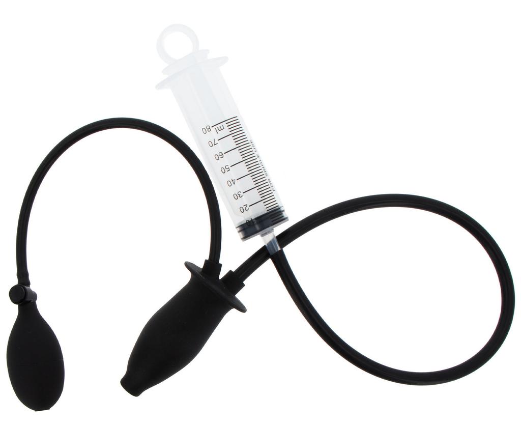 Lubinflat Анальная надувная пробка 10,5 х 4 см Черный