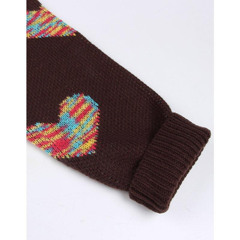 Женский свободный свитер осень/зима, вязаный жаккардовый свитер Love