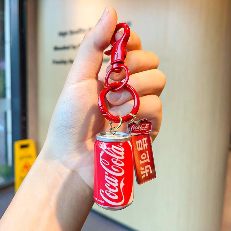 Реалистичный брелок в виде мини-банки газировки из смолы, стильный аксессуар для вечеринок и подарков