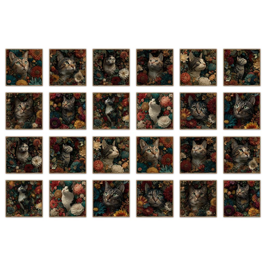 24 шт. Наклейка на стену в европейском стиле под плитку, самоклеящаяся, для кухни, ванной комнаты, декоративные наклейки на плитку, глянцевые хрустальные наклейки на стену