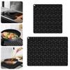 Silicone Induction Cooktop Mat Anti Slip Fireproof Protection Induction Baking Plate Protector Waterproof Cup Mats