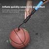 Sports Ball Pump Portable Air Pump Ball Inflator with Needle Storage Push And Pull Inflating System Hand Pump for Volleyball Basketball Soccer