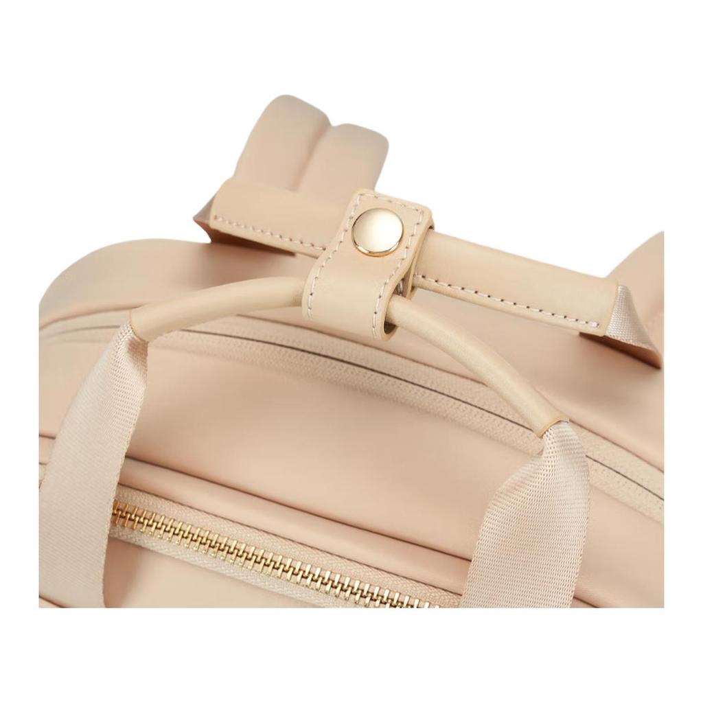 Samsonite Aquarius Brand Logo Fabric Backpack Small Women backpack Ivory NO0-35012