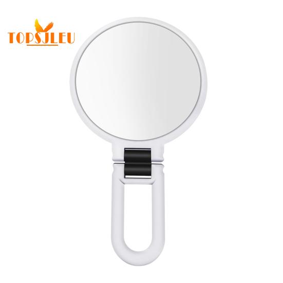 Увеличительное зеркало для макияжа — складная ручка, портативное, 1x15x, стильное компактное, универсальное зеркало для макияжа