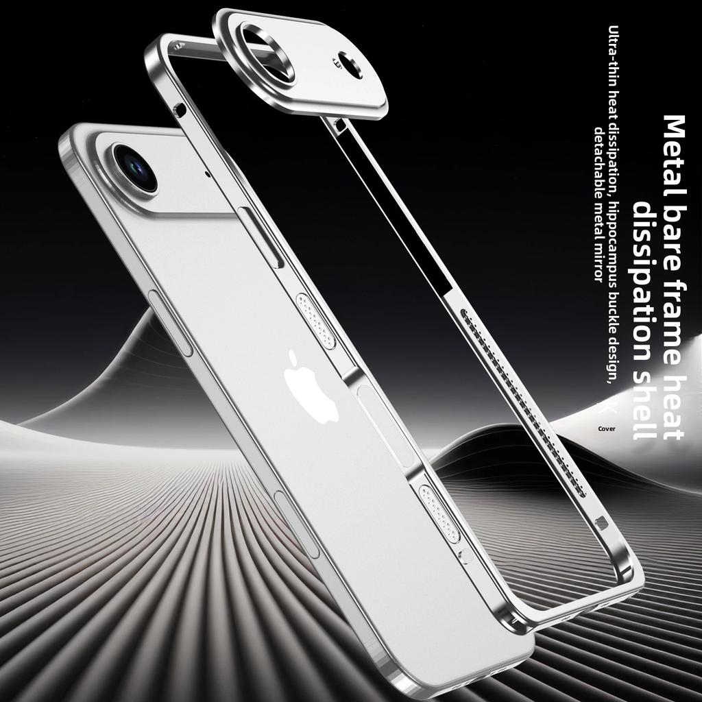 Цветной Прочный Алюминиевый Сплав Тонкий Каркас Чехол Для IPhone 17 Pro Max 17 Air 17Pro Теплоотвод Защита От Падений