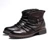 Ботинки Новые высококачественные удобные мужские ботильоны Zapatos Para Hombres Британский стиль Мужская деловая кожаная обувь Модная мужская