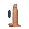 Pleasure X-Tender Penis Sleeve Brown Add 2