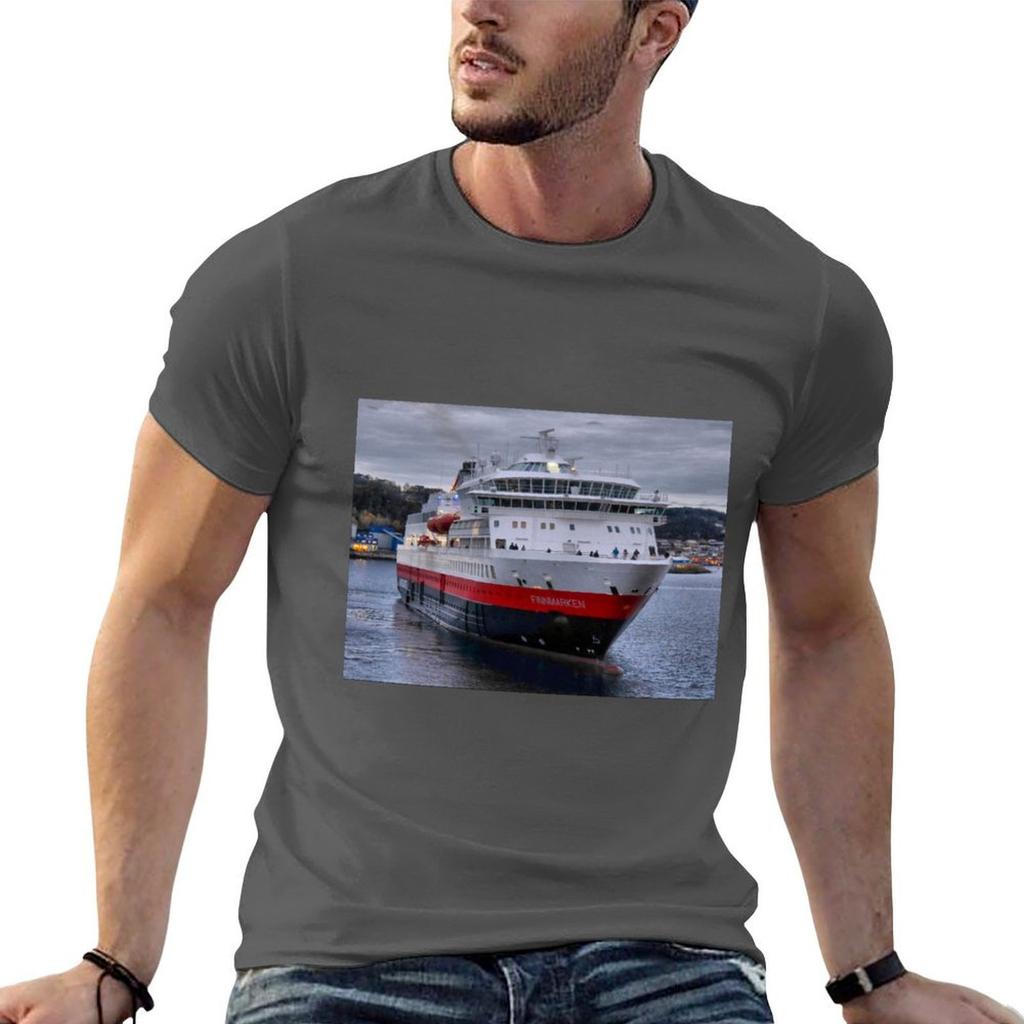 The Finnmarken Berthing In Tromso Tshirt Quick Dry Outdoor Sports Tshirt
