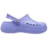 Crocs Сабо на платформе Baya Удобные Универсальные Женские Сабо Фиолетовые 208186-5PY