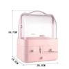Trendy Dustproof Drawer-style Cosmetic Storage Box Desktop Organizer Skincare Products Comb Tabletop Makeup Holder Rack