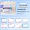 Kuromi Convenience Sticker Cartoon Transparent Stickable Sticky Paper Sticker Full Adhesive Multi Style Sanrio Label Sticker
