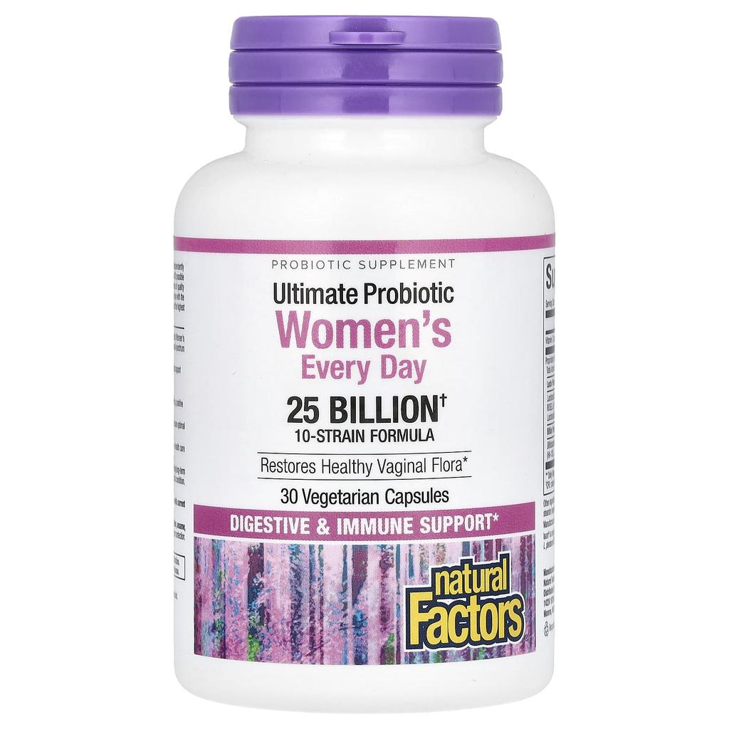 Ultimate Probiotic Women's Every Day, 25 Billion, 30 Veggie Caps