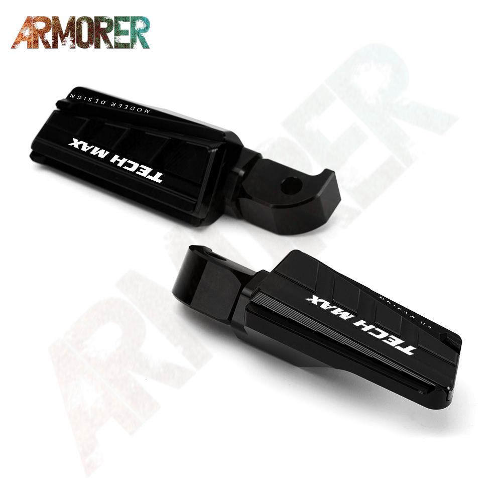 For YAMAHA TMAX 560 TECHMAX T MAX 560 T-MAX 560 TECHMAX 2022 Motorcycle Accessories CNC Rear Passenger Foot Rests Pegs