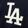New Era Свитшот MLB Los Angeles Dodgers с цветовыми блоками, свободного кроя, с пониженной линией плеча, с круглым вырезом, унисекс, темно-синий 13781165