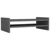 Vidaxl Podstawka Na Monitor, Szara, 50X27X15 Cm, Lite Drewno Sosnowe