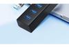 Высокоскоростной многопортовый USB 3.0 концентратор с вертикальным расширением для ноутбуков и настольных компьютеров.