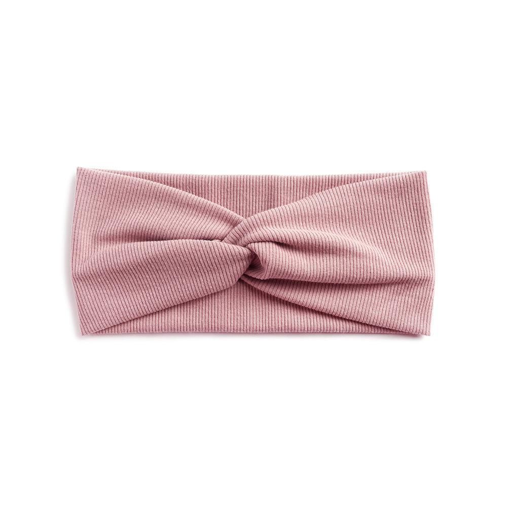 Solid Color Knitted Fine Thread Cross Yoga Sports Headband Simple Women'S Headband Headgear Headscarf