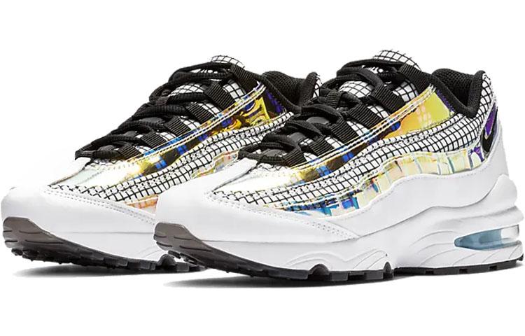 Nike Air Max 95 LV8 Белый Синяя Глазурь Черный GS BQ7218-100