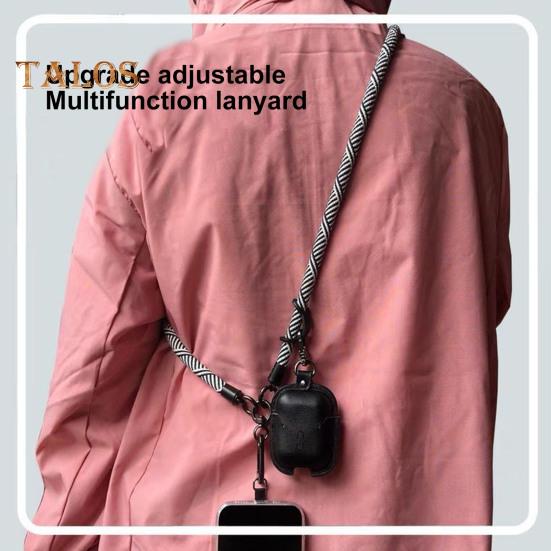 Phone Case Crossbody Lanyard Strap Diagonal Rope Buckle Adjustable Hands-free Heavy-duty Camera Holding Flat Lanyard Travel Outdoor Neck Strap