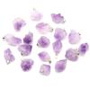 1Pc Healing Amethyst Pendant, Irregular Natural Amethyst Charms for Jewellery Making DIY Necklace Accessories,Valentine's Day Christmas Gifts 12-20mm