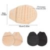 1 Pair Breathable Women's Invisible Toe Cover With Padding Toe Topper Liner Socks Non-Skid Bottom For High Heels Cushions