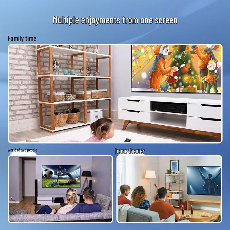 Deli 80-inch 16:9 Fixed Frame Projector Screen