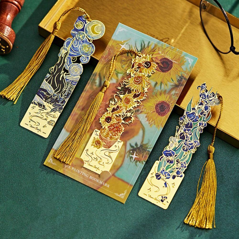 with Tassel Metal Hollow Bookmark Exquisite Reading Stationery  Book Lovers
