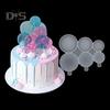 Chocolate Moulds Various Patterns Non-stick Handmade Star/Heart/Round Shape DIY Mould Baking Accessories