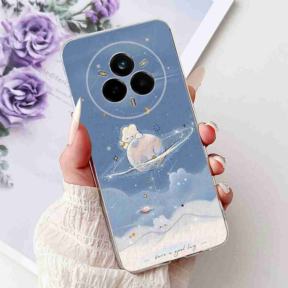 Чехол для Realme 14 Pro 5G RMX5056 Новый модный стиль Мягкий силиконовый чехол из ТПУ для Realme 14Pro+ 14Pro Plus 5G RMX5051 Защитный корпус-бампер