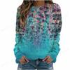 Женские толстовки с капюшоном с 3D-цветочным принтом, женские модные толстовки с длинным рукавом, пальто с цветочным принтом