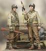 Alpine Miniatures Вторая мировая война Армия США 29-я пехотная дивизия Пехотный набор Смоляной набор AM35335 1/35 (2 фигурки)