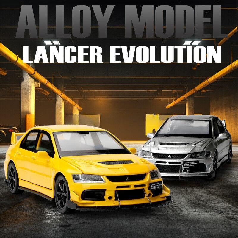 1/32 Mitsubishi Lancer EVO IX литая модель игрушечная коллекционная игрушка со звуком и светом