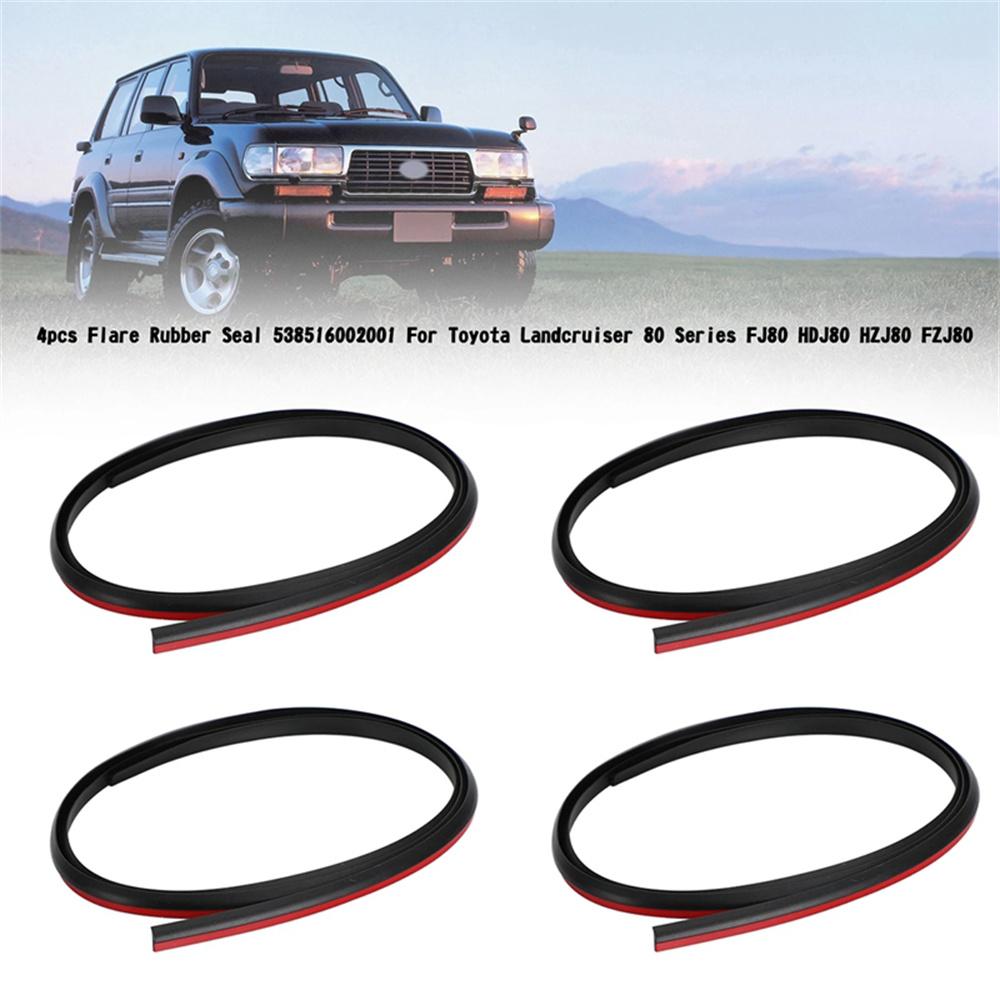 FLARE RUBBER SEAL Kit For TOYOTA LANDCRUISER 80 SERIES FJ80 HDJ80 HZJ80 FZJ80