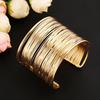Fashion Women's Metal Multilayer Strings Wristband Bangle Cuff Jewelry Bracelet ARI