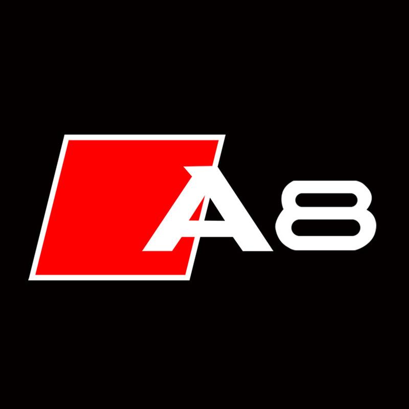 For Audi C6 2pcs LED Car Door Shadow Courtesy Light for Audi A1 A3 A4 A4L A5 A6 A7 A8 Q3 Q5 Q5L Q7 Q8 Laser Projector Welcome Logo lamps
