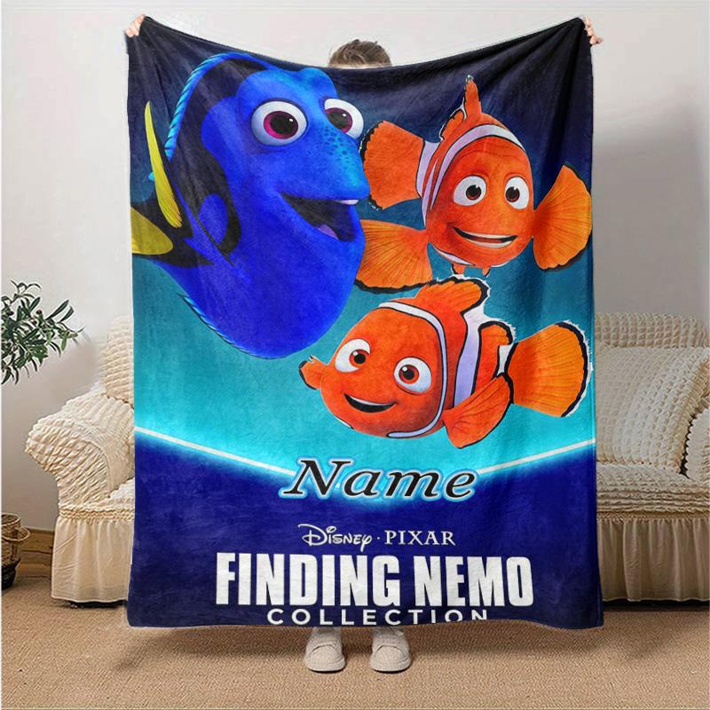 Custom 1pc Ocean Adventure Nemo Blanket, Soft And Comfortable Blanket, Casual Warm, Camping Travel Blanket, Birthday Gift Q910147