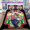 Mario anime character Soft and Comfortable Duvet Cover, Children's Bedding Set Gift, Extra Large Size, Various Sizes Available