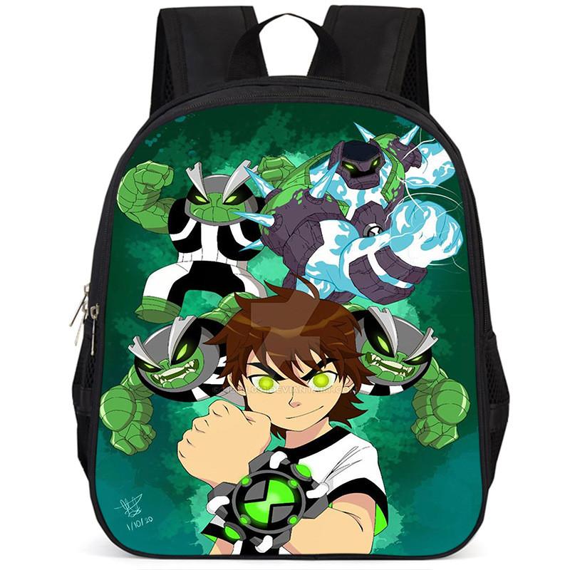 Школьный рюкзак Ben10, 15 дюймов, большой вместимости, легкий, из Оксфорда, для детей