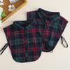 Fake Collar Women'S Shirt Versatile Fake Collar Cotton Polished Plaid Shirt Fake Collar Decorative Collar B303 B313