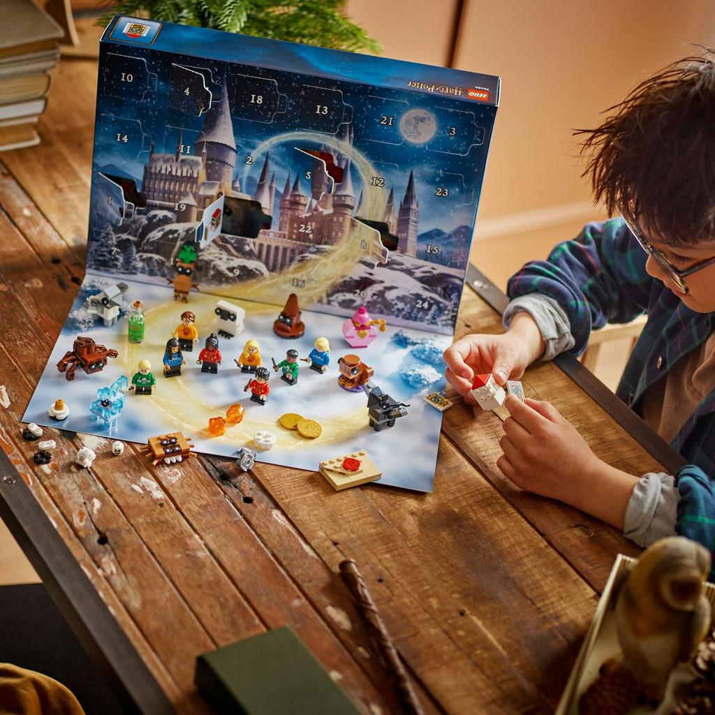 LEGO Гарри Поттер Адвент-календарь 2025 - Игрушка, Подарок на День Рождения, Конструктор, Мальчики, Девочки, Дети (Возраст 7, 8, 9), Ученики начальной школы, Хар