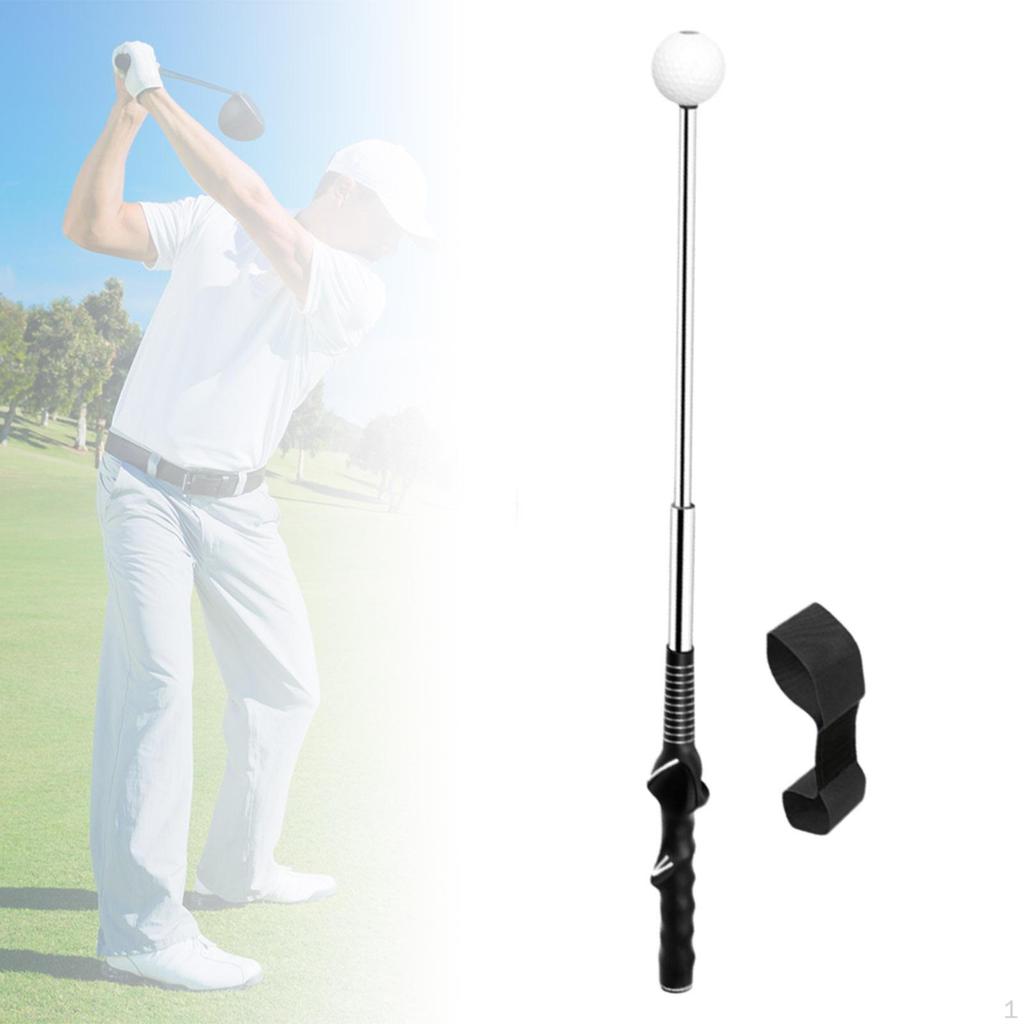 Регулируемый тренажер для гольфа Swing Trainer для использования в помещении и на открытом воздухе с нарукавной повязкой
