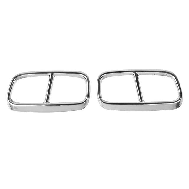 Крышка выхлопной трубы автомобиля TESIN для Challenger SXT 2015+, декоративные аксессуары для задней части автомобиля Dodge Challenger 2015+