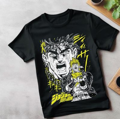 Футболка JoJo's Bizarre Adventure, футболка в стиле аниме, футболка в стиле манги, футболка унисекс.