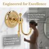 Golden Robe Hook Durable Towel Hook Retro Style Coat Hook  Bathroom Bedroom Entryway
