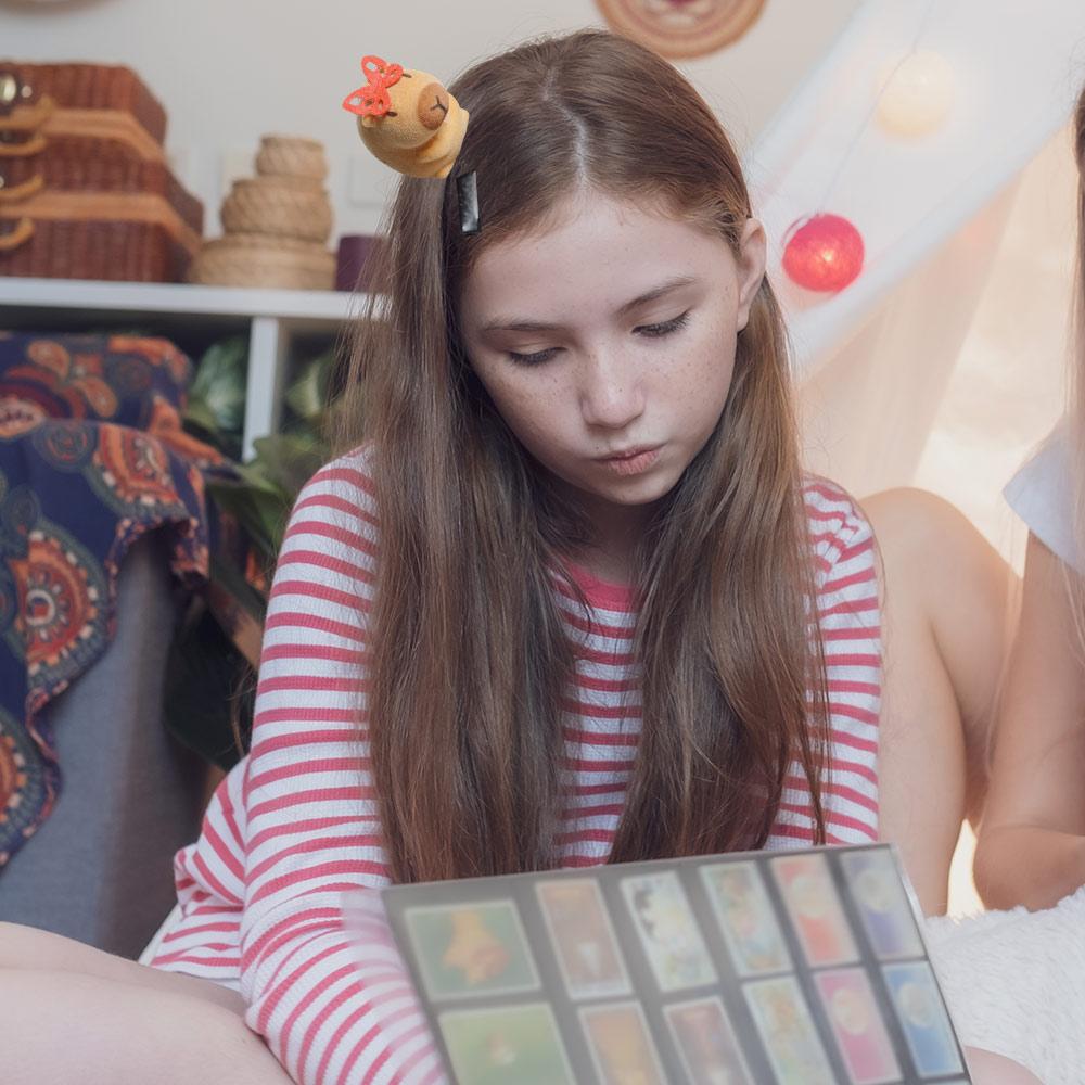 6pcs 3D Plush Hairpin Capybara Hair Accessories Kawaii Children Headwear Duckbill Clip  Party Gift