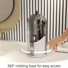 Holder With 3slot Toothbrush Rotating Sliding Lid Highquality Plastic Bathroom Organizer For Vanity Countertop And Sink Ideal For Toothbrushes
