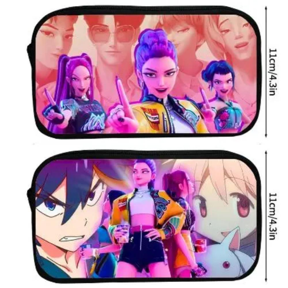 Пенал-сумка для хранения Demon Hunters Мультяшный K-pop D-Demon H Girl Пенал Сумки для ручек для студентов Настольный аксессуар