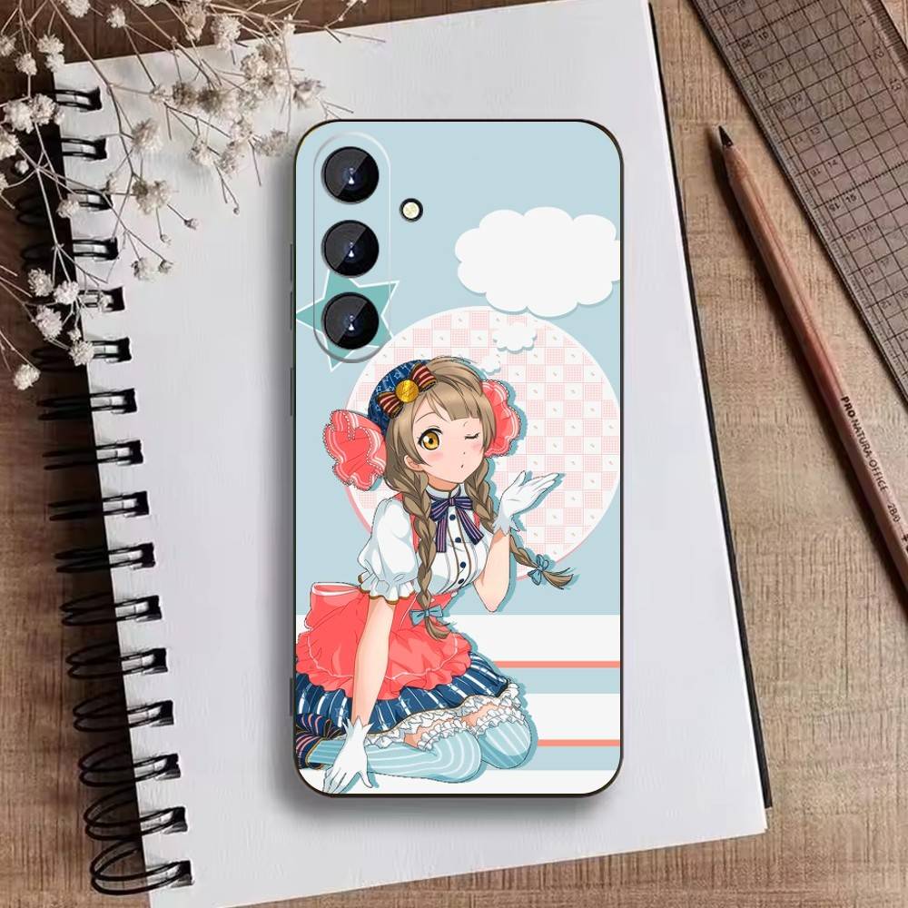 Чехол для телефона L-Love live-Kousaka Honoka Для Samsung Galaxy A73,A72,A71,A70,A52,A51 Другие Мягкий черный чехол